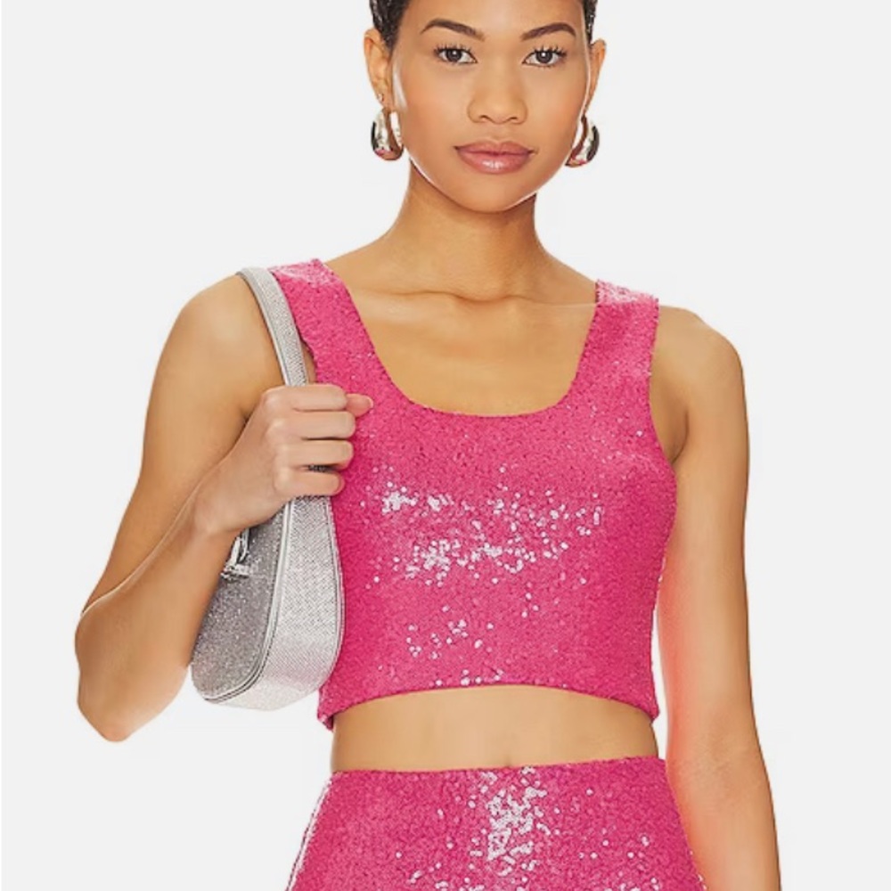 Commando Sequin Crop Top - Small
